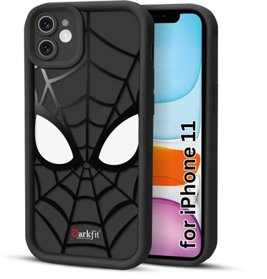 DARKFIT Back Cover for Apple iPhone 11(Black, Flexible, Silicon, Pack of: 1)