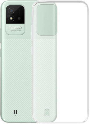GOOWIND Back Cover for Realme Narzo 50i see through design cover.(Transparent, Grip Case, Pack of: 1)