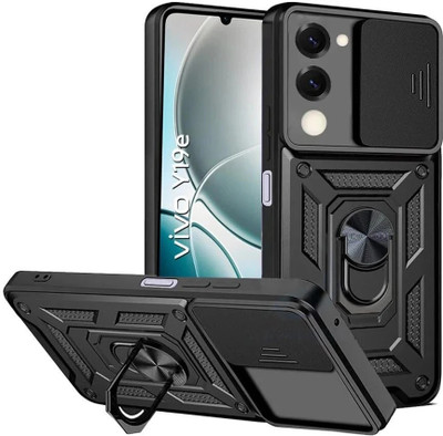 AIBEX Back Cover for Vivo T4 Lite 5G / iQOO Z10 Lite 5G / Vivo Y19 5G / Vivo Y19e|D10 Tough Armor(Black, Rugged Armor, Pack of: 1)