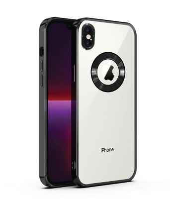 Bonqo Back Cover for Apple iPhone XS Max(Black, Dual Protection, Silicon, Pack of: 1)