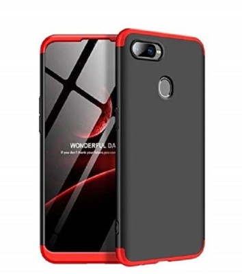 AKSP Back Cover for 3in1 360 Degree Anti Slip Super Slim Oppo F9 pro(Red, Black, Red, Dual Protection, Pack of: 1)