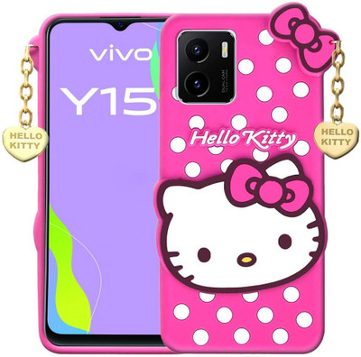 Fastship Back Cover for Vivo Y15c(Pink, Flexible, Silicon, Pack of: 1)