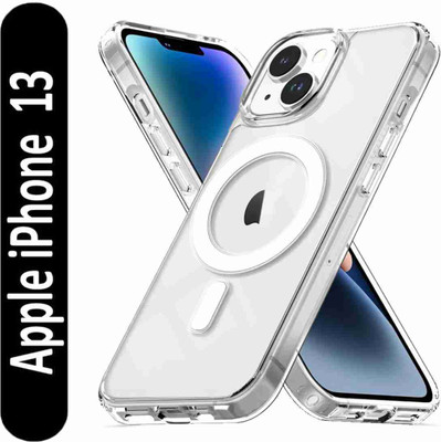 SS Enterprises Back Cover for iphone 13(Transparent, Flexible, Pack of: 1)