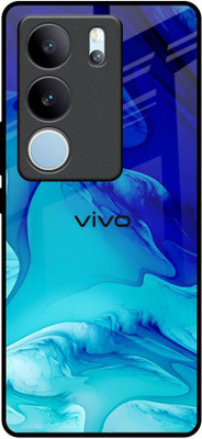 Hocopoco Back Cover for Vivo V29 Pro 5G(Blue, Pack of: 1)