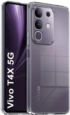Casenew Back Cover for Vivo T4x 5G(Transparent, Flexible, Silicon, Pack of: 1)