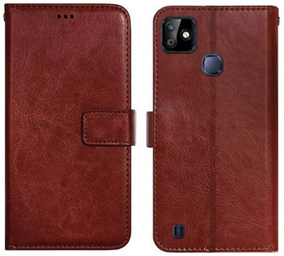 CaseDeal Back Cover for Infinix Smart HD 2021, X612B(Brown, Shock Proof, Pack of: 1)