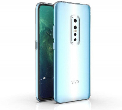 NIMMIKA ENTERPRISES Back Cover for Vivo V17 Pro(Soft and flexible material | Transparent design | Lightweight and slim)(Transparent, Shock Proof, Silicon, Pack of: 1)