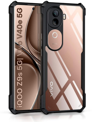 Ammuhub Pouch for Vivo V40e 5G, iQOO Z9s 5G, (IPK)(Black, Grip Case, Pack of: 1)