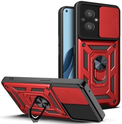 RUNICHA Back Cover for OPPO F21 Pro 5G(Red, Shock Proof, Pack of: 1)