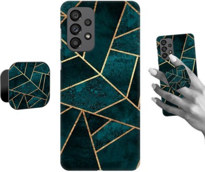 iCopertina Back Cover for Samsung Galaxy A73 5G(Green, Gold, Cases with Holder, Pack of: 2)