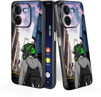 CLASSYPRINT Back Cover for iQOO Z9x 5G(Black)