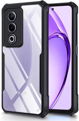 FlareHUB Back Cover for OPPO A3 Pro 5G(Black, Camera Bump Protector, Pack of: 1)