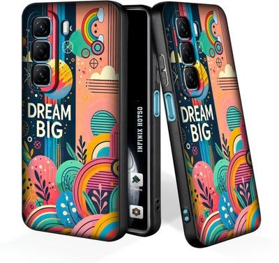 CLASSYPRINT Back Cover for Infinix Hot 50 5G(Black)