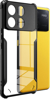 GLOBAL NOMAD Back Cover for POCO X6 Pro 5G(Black, Shock Proof, Pack of: 1)