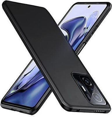 PHONLIFE Back Cover for Xiaomi Redmi 11T Pro (6.67)(Black, Shock Proof, Silicon, Pack of: 1)