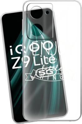 Selfless Back Cover for iQoo Z9 Lite 5G(Transparent, Dual Protection, Silicon, Pack of: 1)