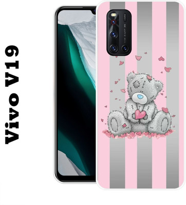 satyman Back Cover for Vivo V19(Multicolor, Dual Protection, Silicon, Pack of: 1)
