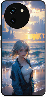 leeon Back Cover for vivo t3x 5g(Black, Dual Protection, Pack of: 1)