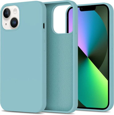 LAMIYANA Back Cover for Apple iPhone 14 Plus(Blue, Flexible, Pack of: 1)