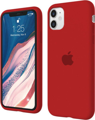 FABULANE Back Cover for iPhone 11 Pro Max(Red, Shock Proof, Silicon, Pack of: 1)