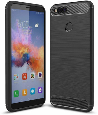 DMJHP Back Cover for Honor 7X(Black, Pack of: 1)