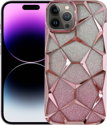 HSRPRO Back Cover for Apple iPhone 15 Pro Max(Pink, Camera Bump Protector, Silicon, Pack of: 1)