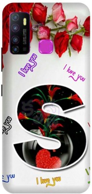 VS PRINT LINK Back Cover for Infinix Hot 9 Pro , X655F ,S letter,S name S word , Printed Back Cover(White, Hard Case, Pack of: 1)
