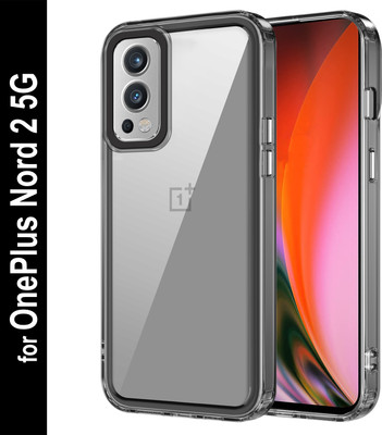 Zapcase Back Cover for OnePlus Nord 2 5G(Black, Grip Case, Pack of: 1)