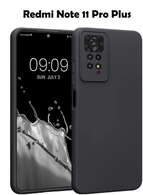 Casehub Back Cover for Redmi Note 11 Pro Plus 5G(Black, Dual Protection, Silicon, Pack of: 1)