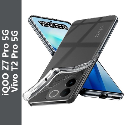 Nainz Back Cover for iQOO Z7 Pro 5G, Vivo T2 Pro 5G(Transparent, Grip Case, Silicon, Pack of: 1)