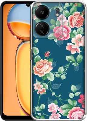 Casotec Back Cover for Mi Redmi 13C 4G, Poco C65 4G(Multicolor, Silicon, Pack of: 1)