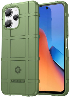 Cover Alive Back Cover for Poco M6 Pro 5G(Green, Rugged Armor, Pack of: 1)
