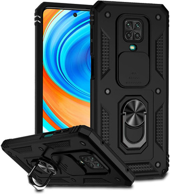 Elica Back Cover for Redmi Note 9 Pro/Note 9 Pro Max(Black, Rugged Armor, Pack of: 1)