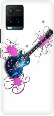 Bluvver Back Cover for Bluvver Back Cover For Vivo T1X, V2143, Blue,Guitar,Music Lover(Multicolor, Shock Proof, Pack of: 1)