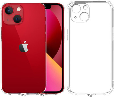 CELLCAMPUS Back Cover for Apple iPhone 13 Mini(Transparent, White, Grip Case, Pack of: 1)