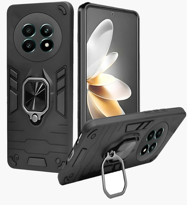 Mobikit Back Cover for Realme 13 Pro 5G, Realme 13 Pro Plus 5G(Black, Rugged Armor, Pack of: 1)
