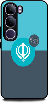 WallCraft Back Cover for Vivo Y300 5G (WAHEGURU, SATNAM SHRI WAHEGURU JI, GURU NANAK(Multicolor, Dual Protection, Pack of: 1)