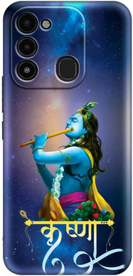 FeelWhiz Back Cover for Tecno Spark Go 2022, Tecno Spark 8C, Tecno Spark 9(Black)