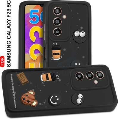 AESTMO Back Cover for Samsung Galaxy F23 5G(Black, 3D Case, Silicon, Pack of: 1)