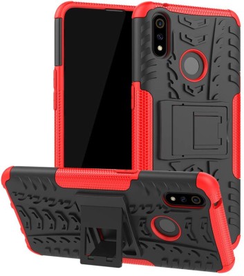 CONNECTPOINT Bumper Case for Realme 3(Red, Shock Proof, Pack of: 1)