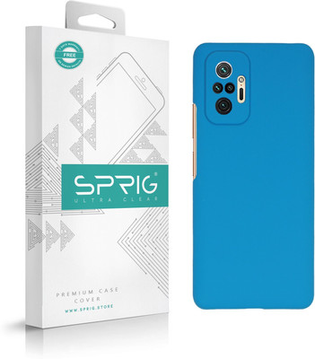 Sprig Liquid Silicone Back Cover for Mi Redmi Note 10 Pro Max, REDMI Note 10 Pro MAX, REDMI Note Pro Max(Blue, Shock Proof, Silicon, Pack of: 1)