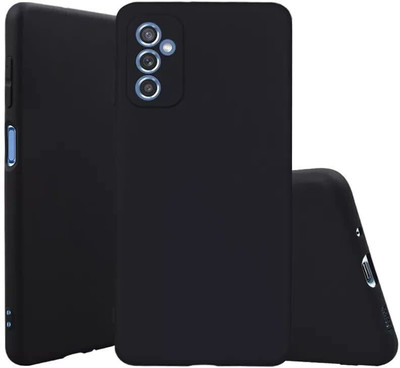 Phone Case Cover Pouch for Silicon case Cover Samsung Galaxy M13 4G, CA20(Black, Camera Bump Protector, Silicon, Pack of: 1)