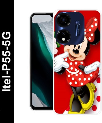 PLUSCASE HD MOVIES Back Cover for Itel P55 5G, MICKEY MOUSE, DISNEY, CARTOON, CLUBHOUSE, COMIC(Multicolor, Flexible, Silicon, Pack of: 1)