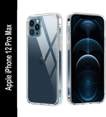 Casotec Back Cover for Apple iPhone 12 Pro Max(Transparent, Flexible, Silicon, Pack of: 1)