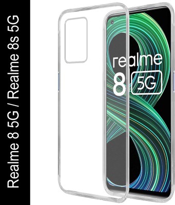 Flipkart SmartBuy Back Cover for Realme 8 5G, Realme 8s 5G Clear TPU Case(Transparent, Flexible, Silicon, Pack of: 1)