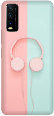 DIKRO Back Cover for vivo Y20G(Pink, Green, Pack of: 1)