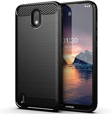 Beingstylish Back Cover for Nokia C01 Plus, Nokia C01 +(Black, Dual Protection, Silicon, Pack of: 1)