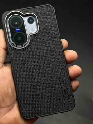 TESPARK Back Cover for Vivo X200 FE 5G (DTD)(Black, Grip Case, Silicon, Pack of: 1)
