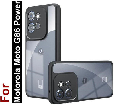 Wellpoint Back Cover for Motorola G86 Power 5G,Moto G86 Power(Black, Shock Proof, Pack of: 1)