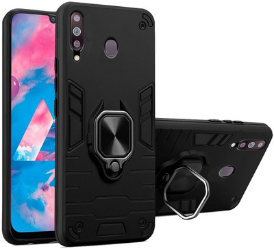 Wowcase Back Cover for Samsung Galaxy M30(Black, Shock Proof, Pack of: 1)